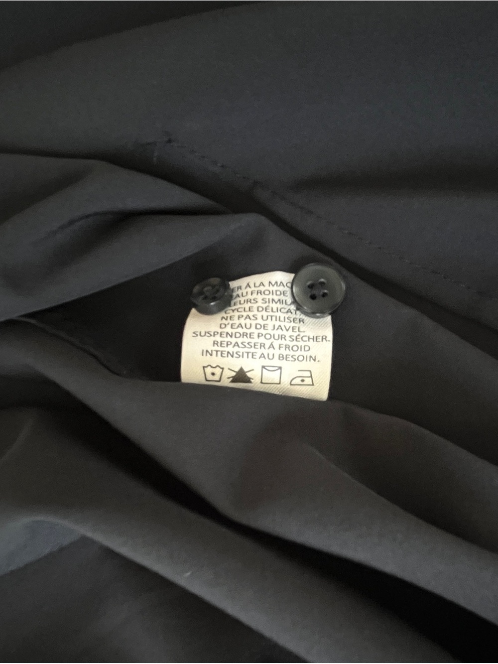 Michael Strahan Black Long Sleeve Modern Fit Stretch Dress Shirt Men’s XL - Picture 7 of 7